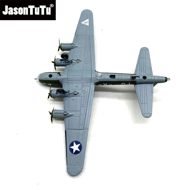 JASON TUTU 1/144 Scale American Boeing Flying Fortress B-17 Model Aircraft Adult Children Toys for Display Show