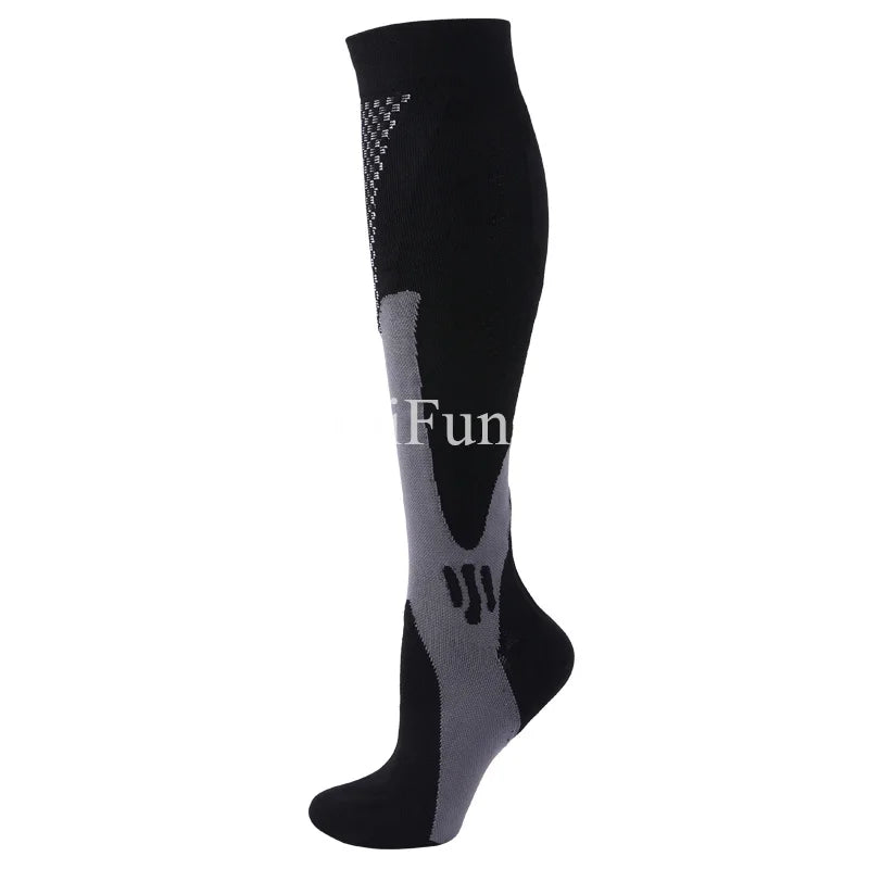 1 Pair Compression Socks Women And Men Stockings Best Medical Nursing Hiking Travel Flight Socks Running Fitness Socks