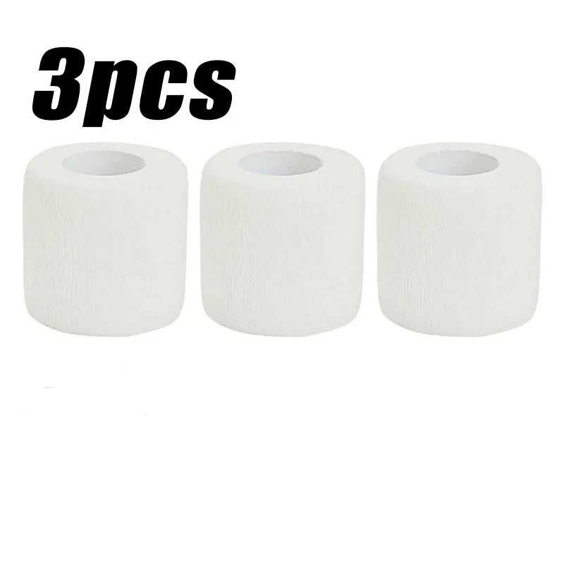 3/6/12/24Pcs Black White Sport Self Adhesive Elastic Bandage Wrap Tape Elastoplast For Knee Support Pads Finger Ankle Palm