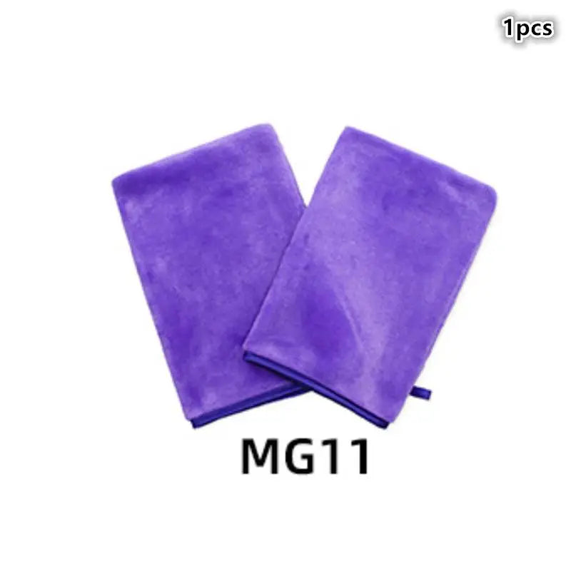 Reusable Makeup Remover Gloves Soft Microfiber for Deep Cleansing Gentle on Skin & Easy to Wash Colorful Quick-Dry