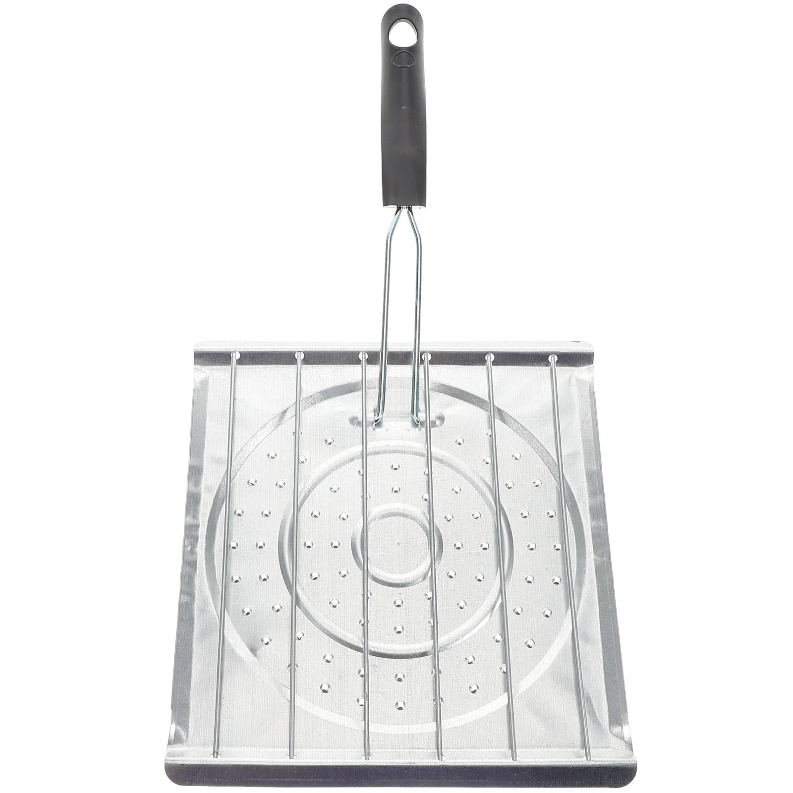 Grilling Table Tortilla Corn Toast Rack Fish Plastic Handle Camping Stove Toaster Silver Vegetables Arepa Toster