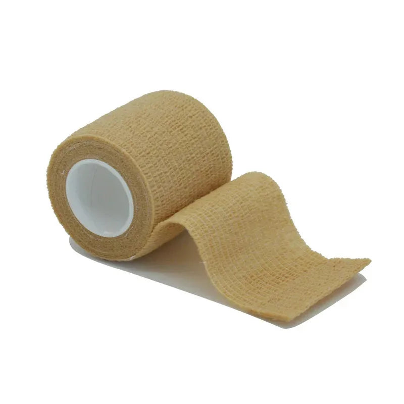 1-15pcs 2.5/5/7.5/10cm*4.8m Gauze Bandage Self-adhesive Breathable Elastic Bandages Sports Fixing Finger Wrist Leg Baby Care