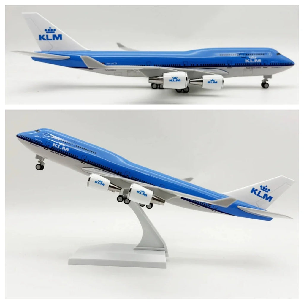 30cm Scale Plane 1/250 B747 Series Model Airplane Toy Resin Diecast Airplanes Building Kit (With Stand) Aviation Toys for Boys