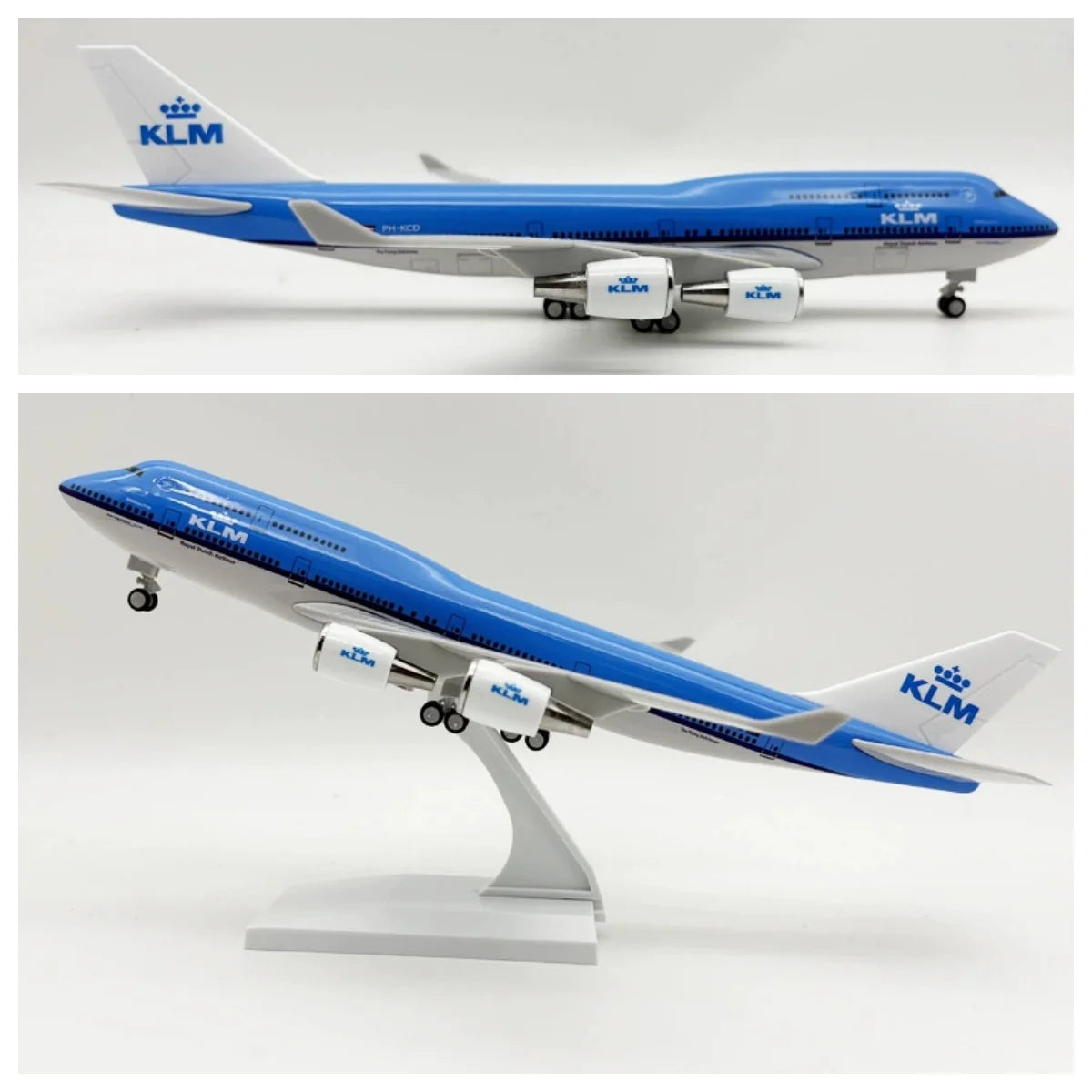 30cm Scale Plane 1/250 B747 Series Model Airplane Toy Resin Diecast Airplanes Building Kit (With Stand) Aviation Toys for Boys