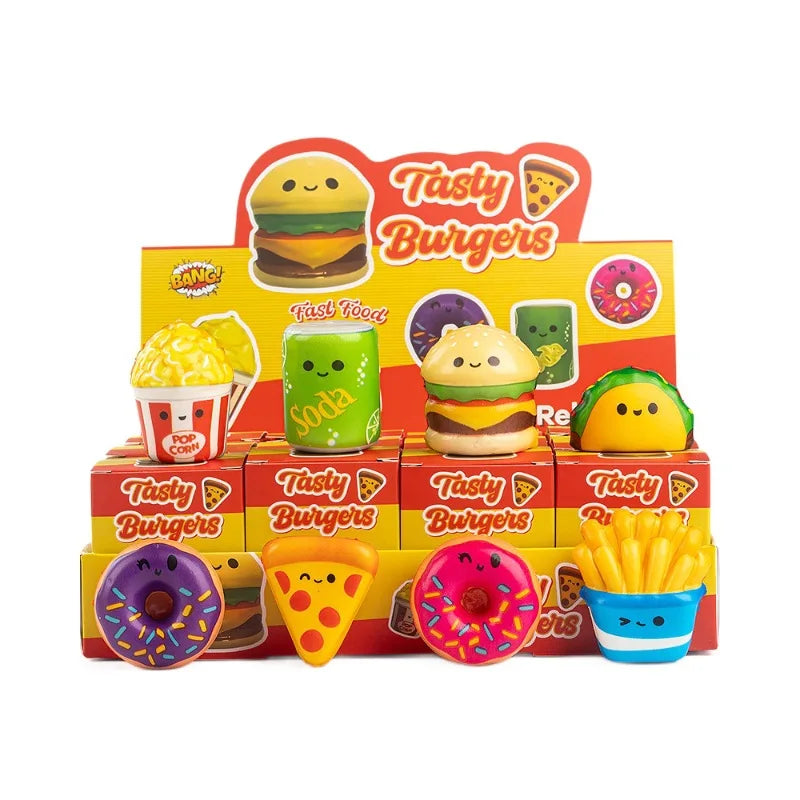 Soft Squishy Slow Rising Food Toy Blind Box Collectible Figures for Kids Stress Relief Gift