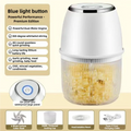 TINSOL 350ML Food Chopper Electric Meat Grinder Garlic Masher USB Multifunction Slicer Blender Kitchen Food Processor