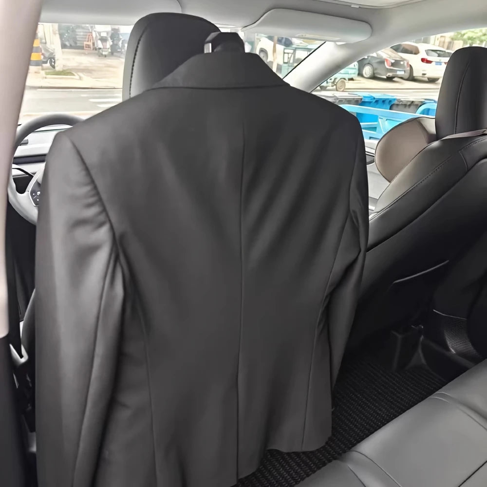 For Tesla Model 3 Model Y Car Coat Hanger Clothes Rack Suit Hook Shrankable