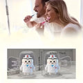 2pcs Cute Dentist-Themed Portable Toothbrush Head Covers Storage Boxes Toothbrush Protective Caps Party Holiday Gift For Friends