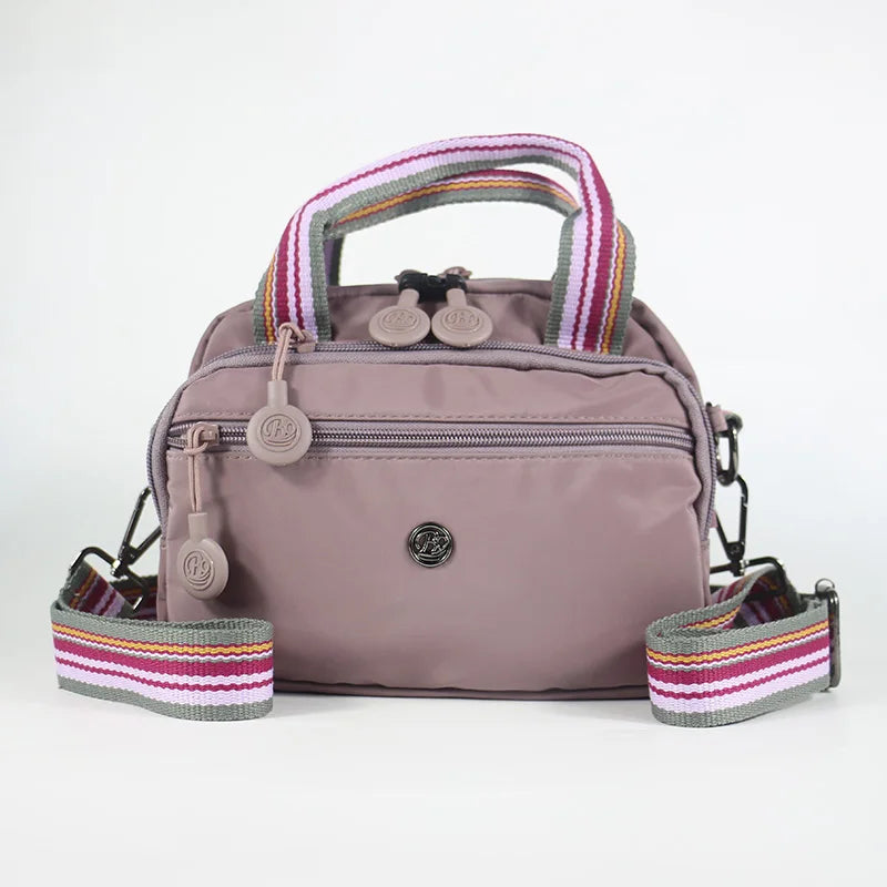 Women's Fashion Messenger Bag Handbag, Nylon Material, Wrinkle-resistant, Square Shape, Thickened Soft Compartment