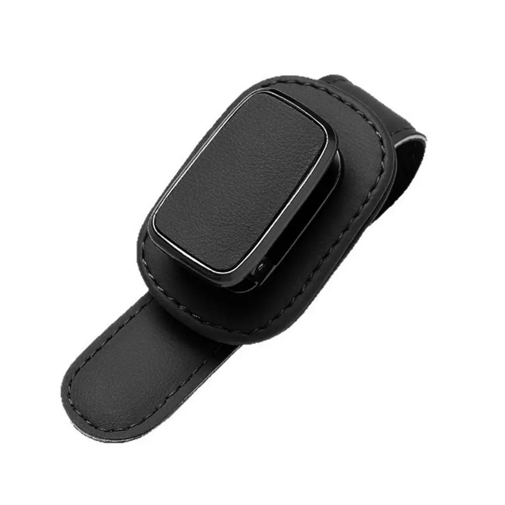 Car Sunglasses Clip Super Fiber Leather Sun Visor Eyeglass Storage Holder Auto Interior Accessories Card Ticket Organizer