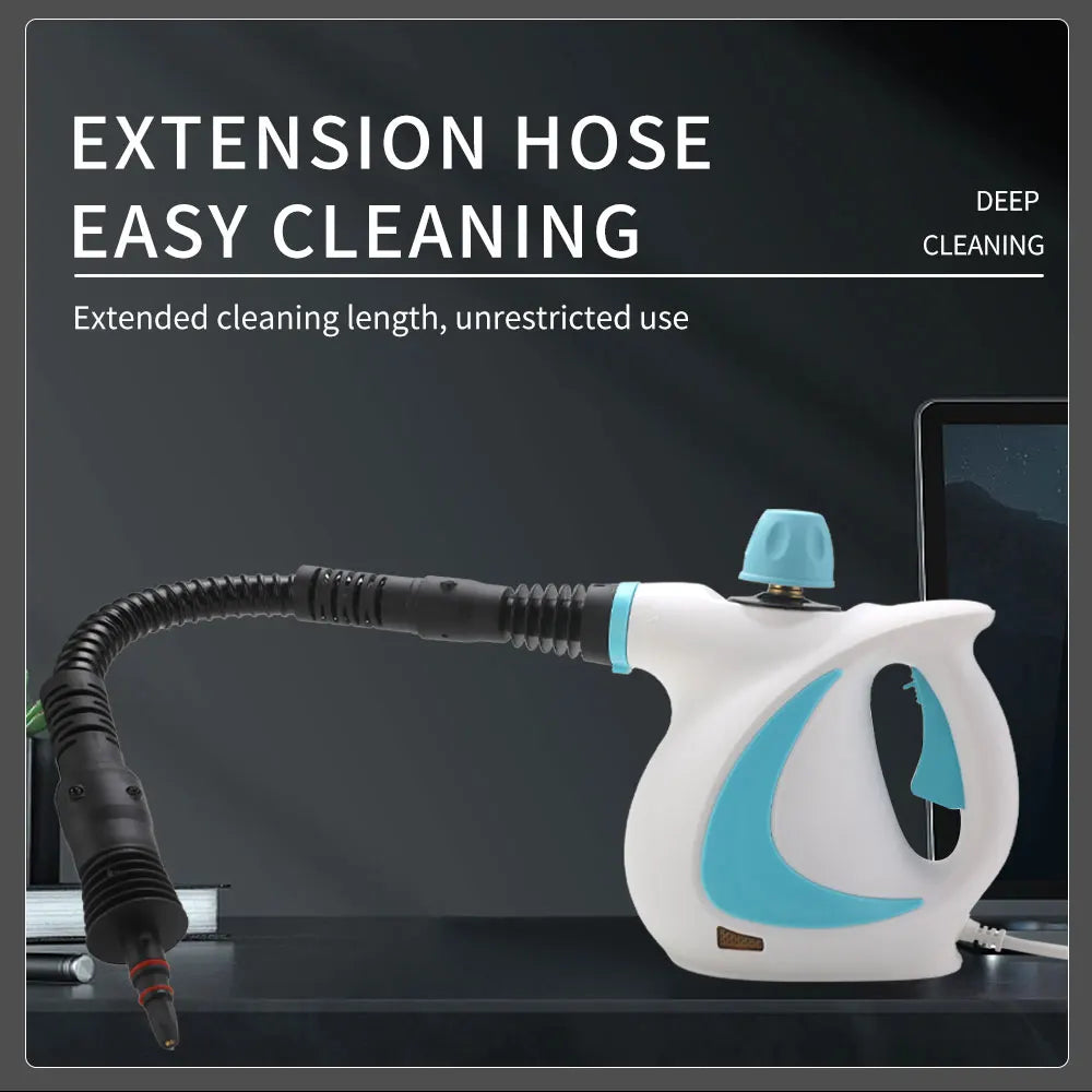 Pressurized Handheld Steam Cleaner for Home - Portable Multi-purpose High Pressure Deep Multi-surface Cleaning Steamer Machine