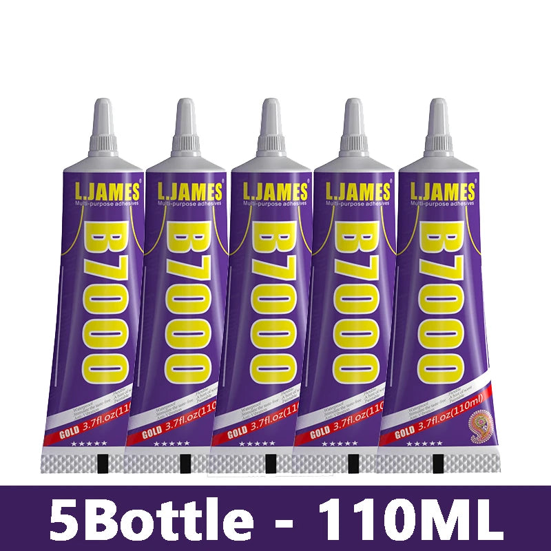 15ML 25ML 50ML 110ML Strong Soft Cellphone Repair Glue B7000 Clear Glue B-7000 Multipurpose DIY Adhesive