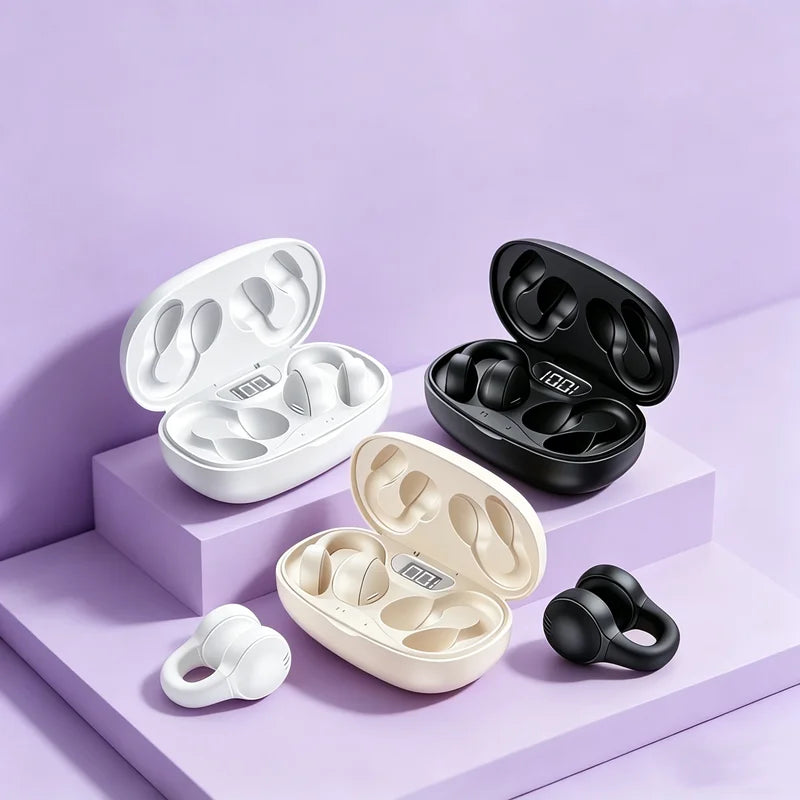 NEW X58 Wireless Earphones Noise Reduction Bluetooth LDE Power Display Earbuds in-Ear Headsets with Mic Touch Control for Phone