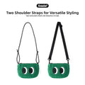 Lightweight Cute  Rice Ball Plush Earphone Bag Crossbody Phone Pouch for Young Girls Cartoon Style Polyester