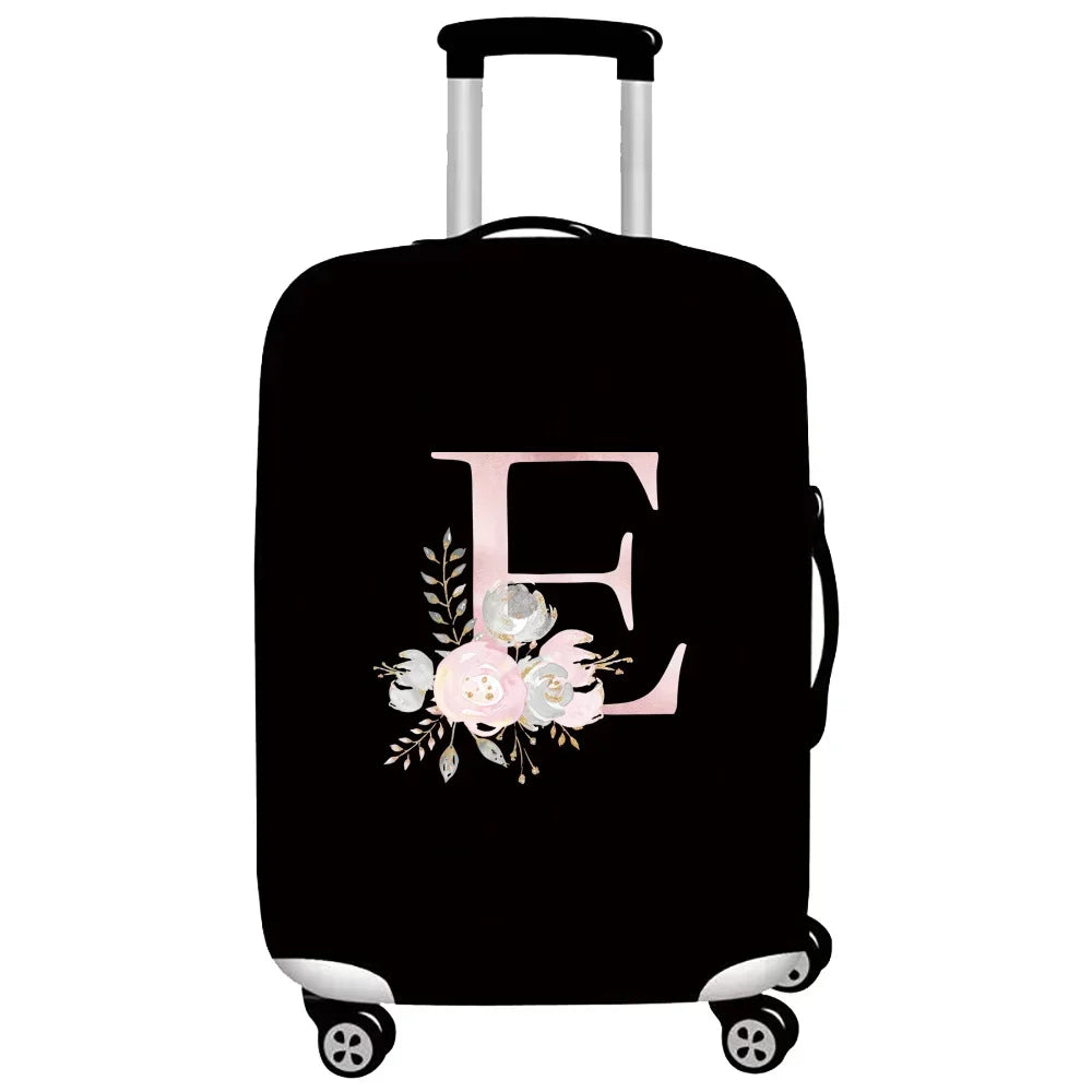 Thick Elastic Luggage Protective Cover Suit for 18-32 Inch Suitcase Covers Trolley Cover Travel Accessorie Pink Flower Series