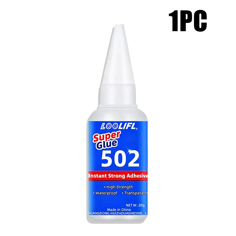 Superglue High Strength Clear Waterproof Adhesive Multi-Purpose Repair Glue for Metal Plastic Ceramic Wood Jewelry Handcraft Fix
