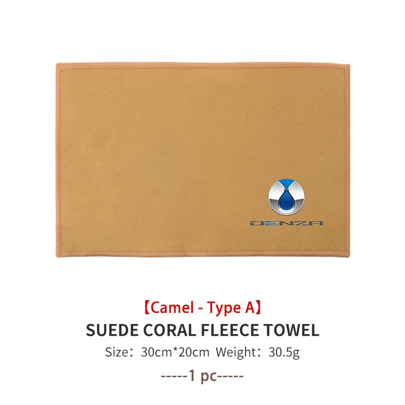 For Denza Auto Wash Towel Car Cleaning Drying Care Cloth Car Wash Towel D9 N7 X N8 N9 Dmi EV MPV SUV 2022 2023 2024 2025