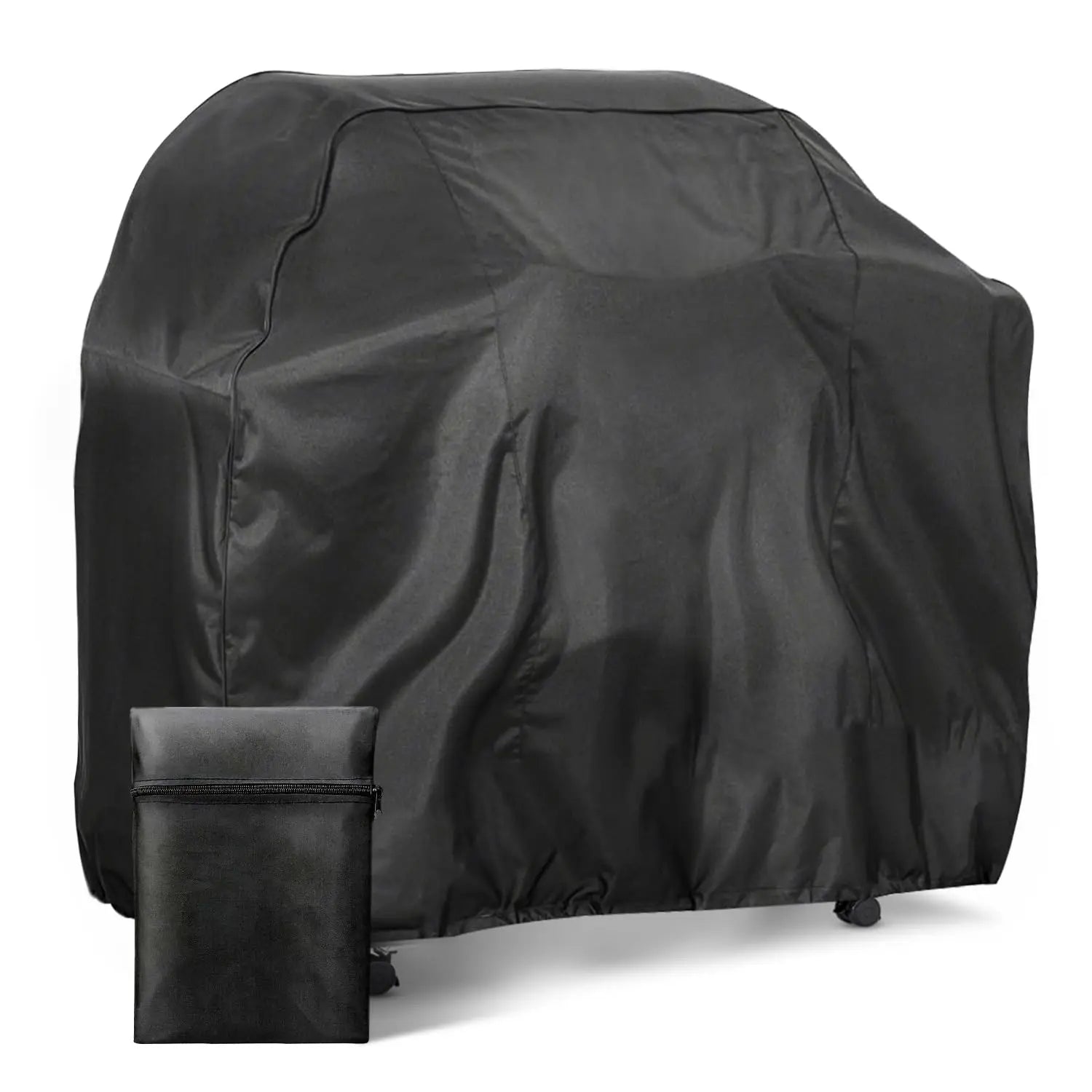 1Pcs BBQ Cover Outdoor Rain Protective Barbecue Cover BBQ Grill Barbeque Cover Anti-Dust Waterproof Weber Heavy Duty Charbroil