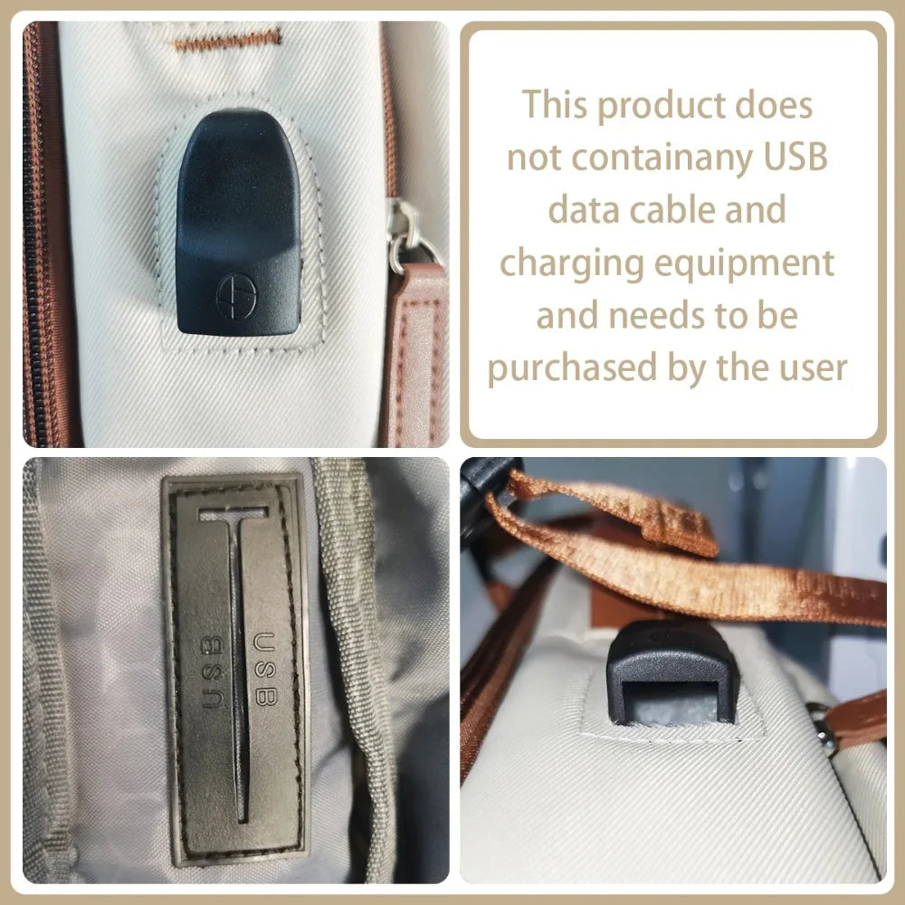 Unisex Simple Business Laptop Backpack Outdoor Large Capacity Travel Bag Student School Backpack Durable Wear Resistant