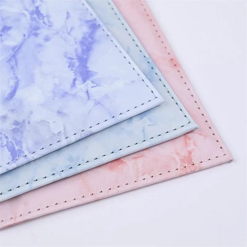 Fashion Women Men Passport Cover Pu Leather Marble Style Travel ID Credit Card Passport Holder Packet Wallet Purse Bags Pouch