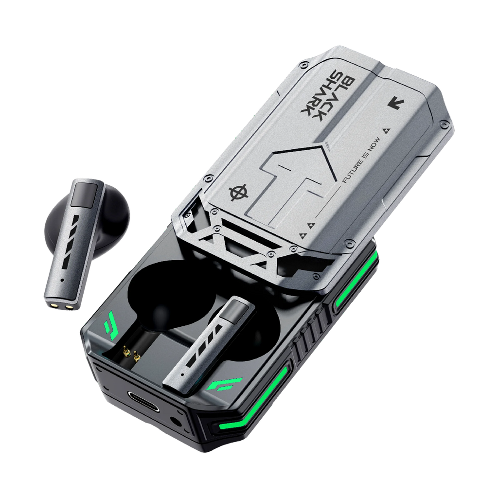Black Shark T11 TWS Wireless Earbuds with Active Noise Cancellation, Bluetooth 5.3, 30 Hour Battery Life, RGB Light, Low Latency