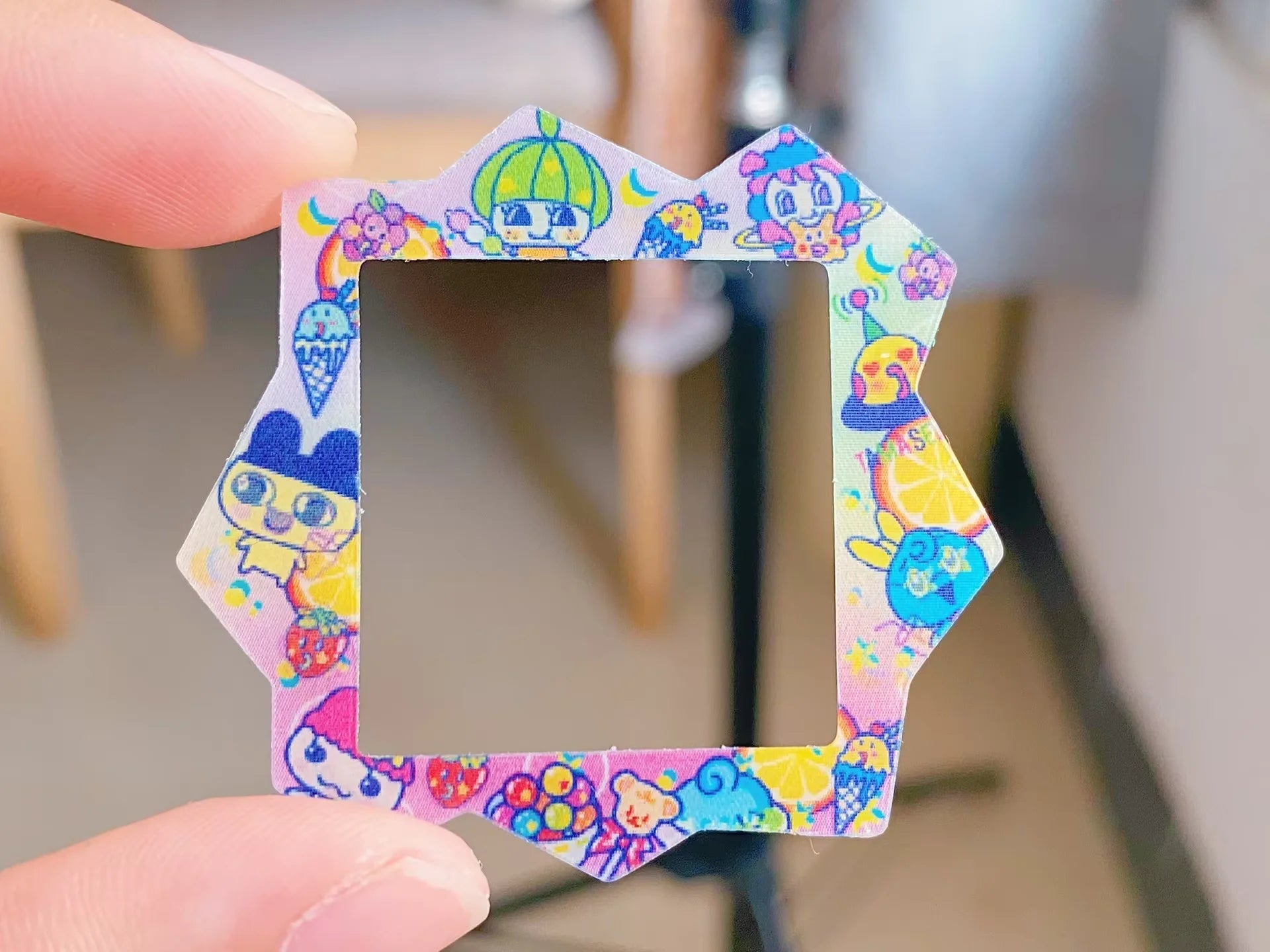 IN STOCK Cannot Be Past Dynamic Lenticular Tamagotchi Paradise Cartoon Characters Diy Handmade Panel Paper And Backboard Paper