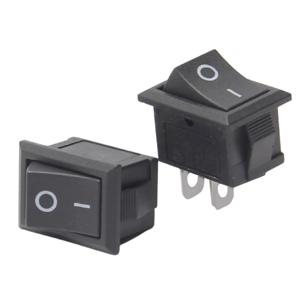 10/20PCS 12V Rocker Switch On/Off 2 Pin 2 Position SPST Car Auto Boat Rocker Toggle Switch AC 6A/250V 10A/125V