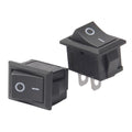 10/20PCS 12V Rocker Switch On/Off 2 Pin 2 Position SPST Car Auto Boat Rocker Toggle Switch AC 6A/250V 10A/125V