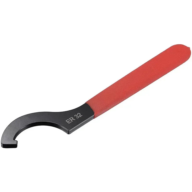 1Pcs ER25 ER32 ER40 Hook Wrench Spanner Collet Chuck For Milling Tool Lathe Tool Clamping Nut High Carbon Steel ER Spanner Part