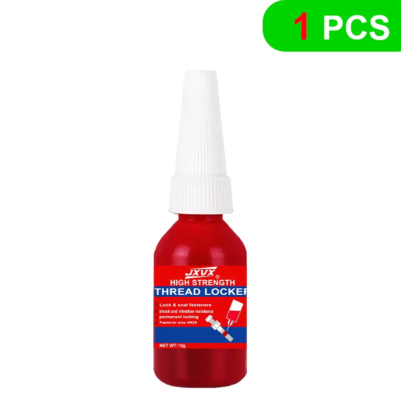 10g Sealed Anaerobic Adhesive (Threadlocker) – Low to High Strength, Slip-Resistant, High-Temperature Resistant, Removable
