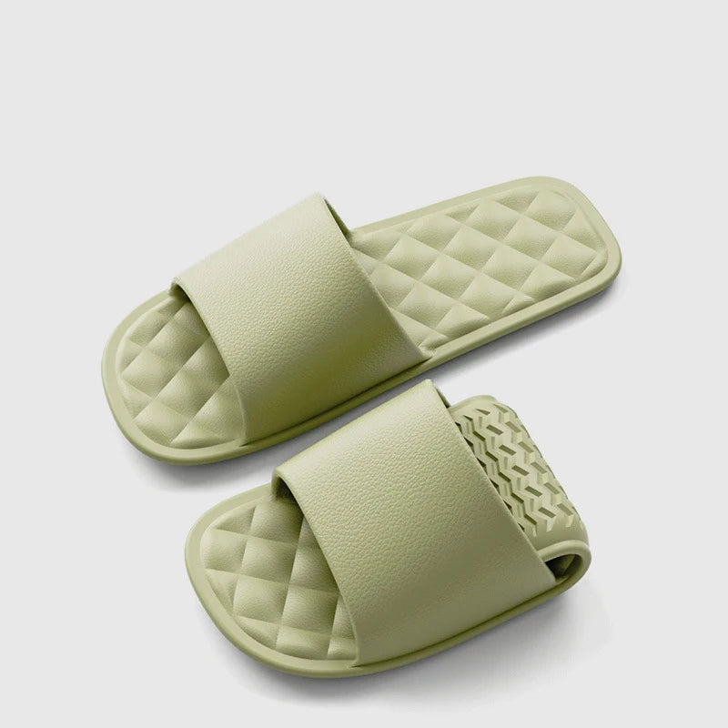 New Portable Folding Slippers Women Bath Shoes Anti-Slip Travel Couple Lightweight Detachable Home Slippers Summer Flat Sandals