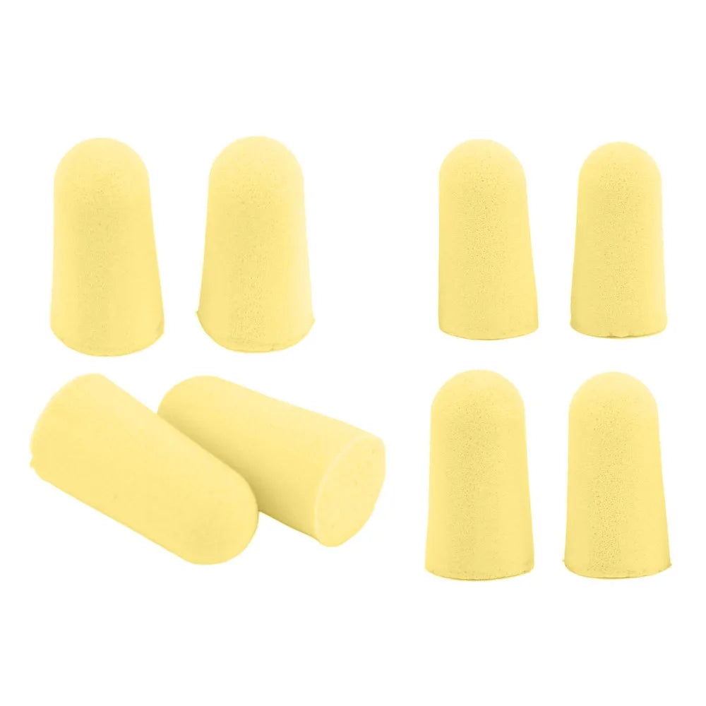 60Pcs Yellow, Blue 60Pcs Slow Rebound Foam Ear Plugs 25 x 13mm Slow Rebound Sponge Bullet Shape Sleep Sound Insulation Plugs