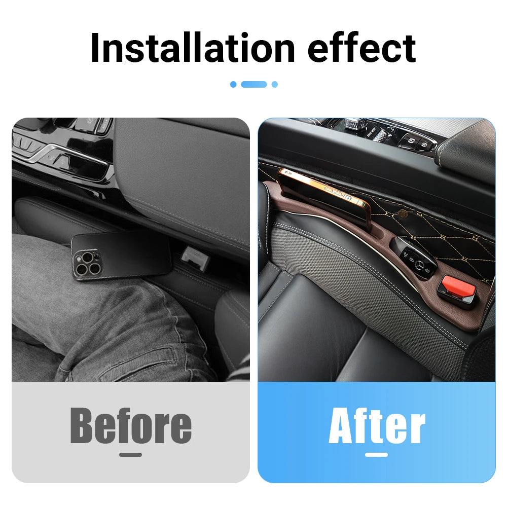 For Toyota Auris Hatchback Touring 2006 - 2015 2016 2017 2018 2019 2021 Universal Car Seat Leak Proof Strips Side Seam Storage