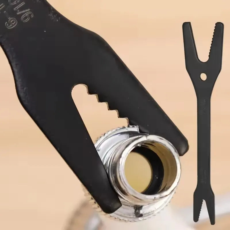 Mini Portable 10-in-1 Hexagonal Metal Bone Wrench Tool High-Quality Multi-Purpose Wrench for 6-15 mm Inner Hole Bicycle Repair