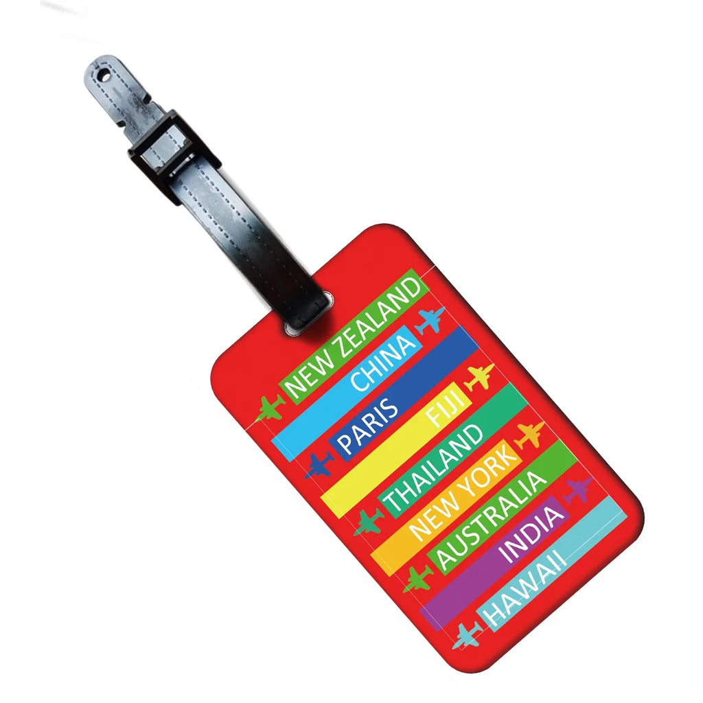 Creative Signage Luggage Tag Travel Accessories Tag Men Suitcase ID Addres Holder Baggage Boarding Tag Portable Label