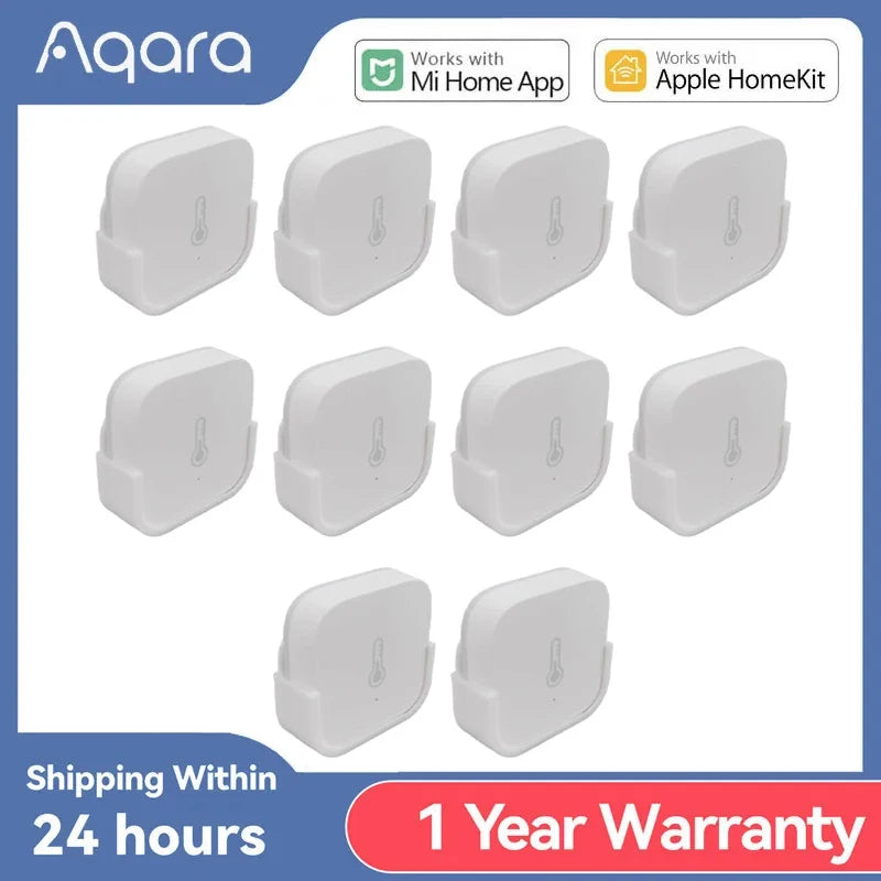 Aqara Temperature Humidity Sensor And Bracket ZigBee Smart Air Pressure Environment Sensor Smart Home For Xiaomi Mihome Homekit