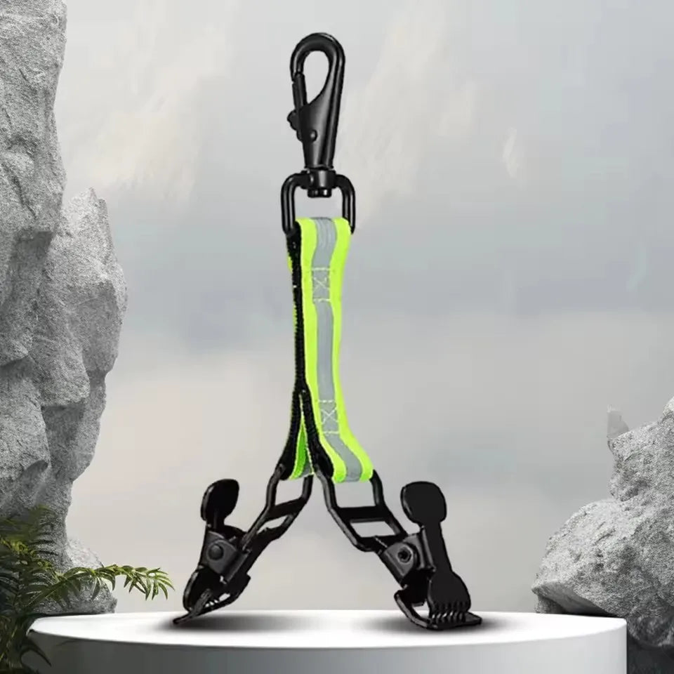 Portable Firefighter Safety Glove Strap Universal Hanger Guard Gloves Keeper Gloves Clamps Multifunction Durable Mitten Clips