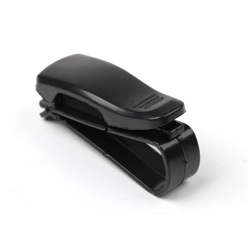 Car Eyeglass Storage Clip Card Ticket Holder Super Fiber Leather Sun Visor Sunglasses Holder Auto Interior Accessories