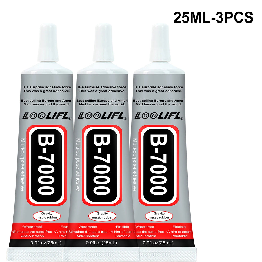 B-7000strong adhesive, adhesive paste for rhinestone crafts, clothing and shoes, jewelry production,mobile phone screens leather