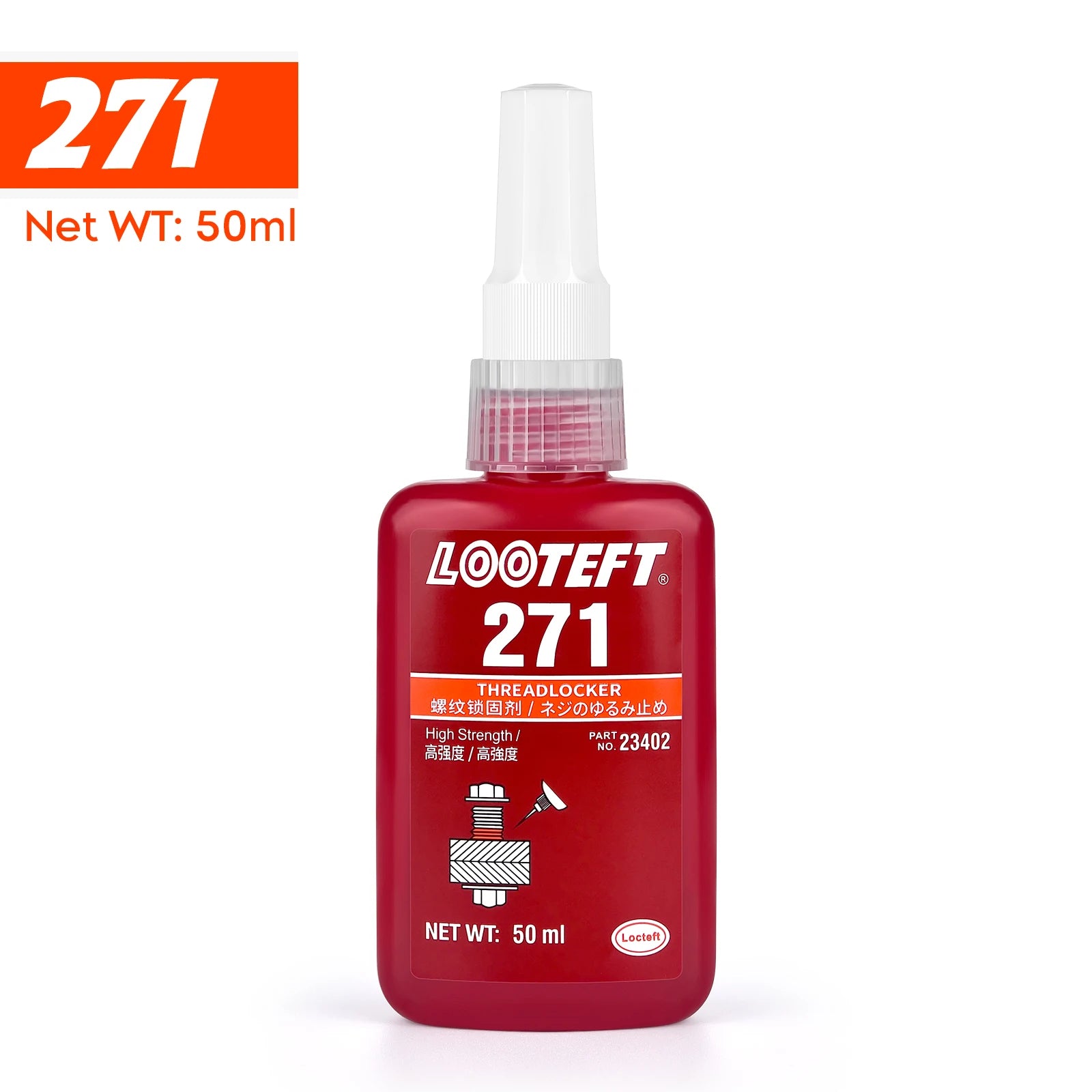 50ml Threadlocker Screw Glue Anaerobic Threadlocker Screw Adhesive Glue Anti-loose Thread Locking Agent Anaerobic Adhesive Caulk
