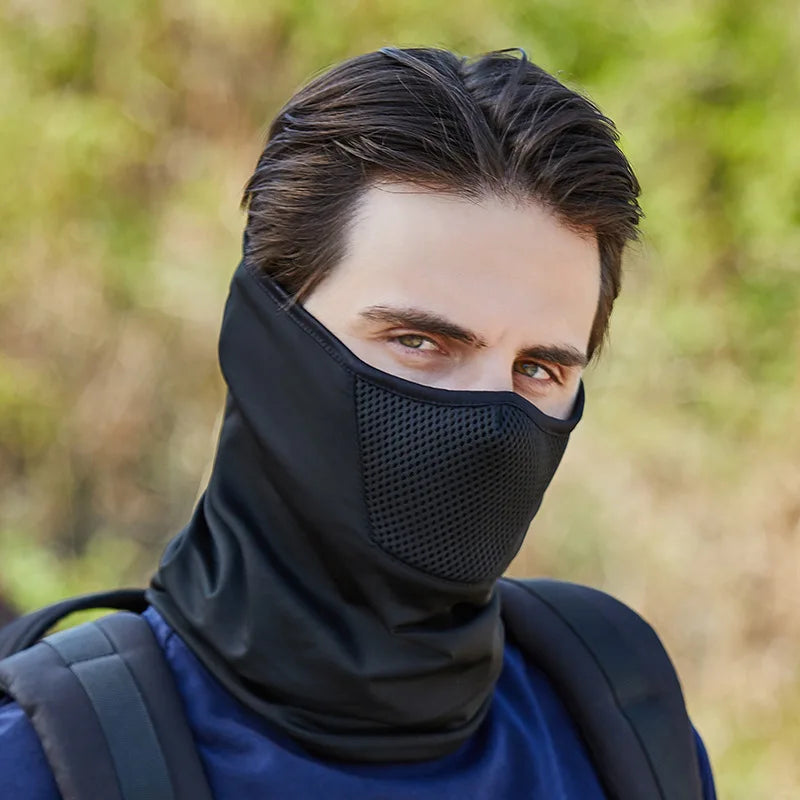 Summer Cycling Ear Protection Outdoor Sports Climbing Camping Windproof Balaclava Motorcycle Face Mask Neck Brace Scarf Cap