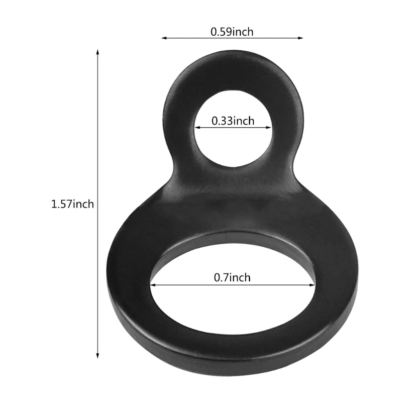 U90C Tie Down Strap Rings Anchors Hooks Stainless Steel Lashing Rings for Dirt Bike Motorcycle Trailer Pickup Trucks