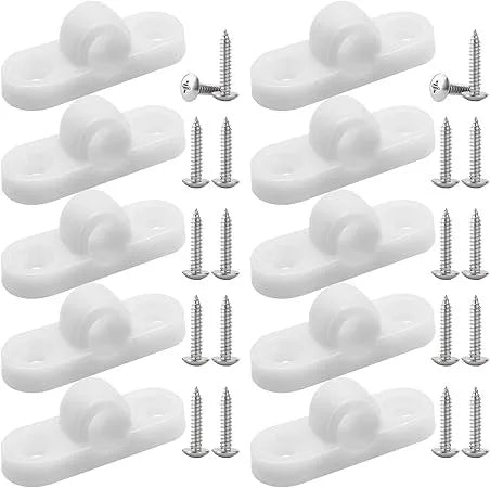 10pcs Portable Lightweight Horizontal Awning Mounting Pole Brackets for RV Awning Support Accessories for Caravans Awnings