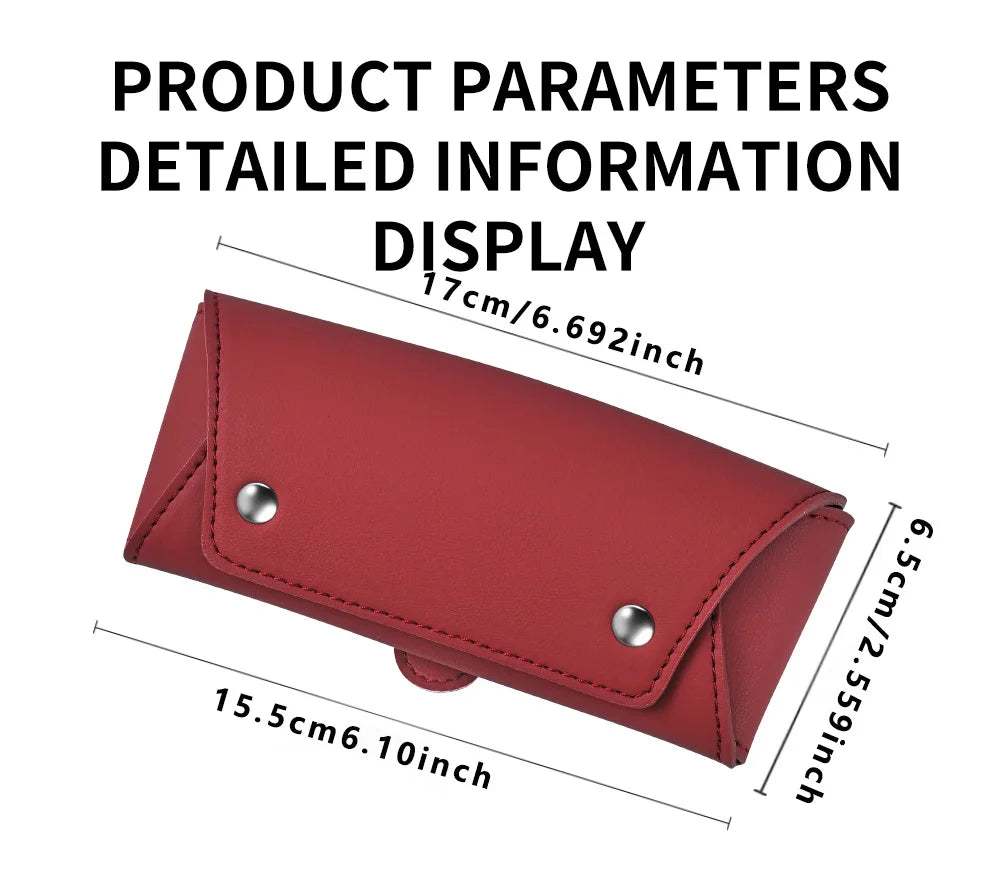 New Car Sun Visor Storage Holder Magnetic Suction Car Glasses Case Car Interior High-end Sunglasses Box Car Interior Accessorie