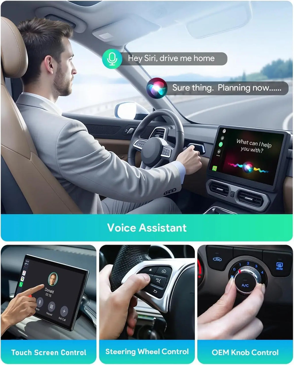 Stream Netflix & YouTube with 3s Auto-Connect – Wireless CarPlay/Android Auto Adapter, Zero-Latency 5.8GHz Wi-Fi, USB-A/C, Plug & Play