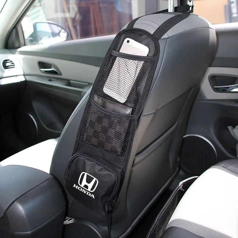 Car Seat Organizer Seat Side Storage Bag Drink Holder For Honda Civic CRV Fit gp5 Jazz Veze Odyssey XR-V adv 350 Car Accessories