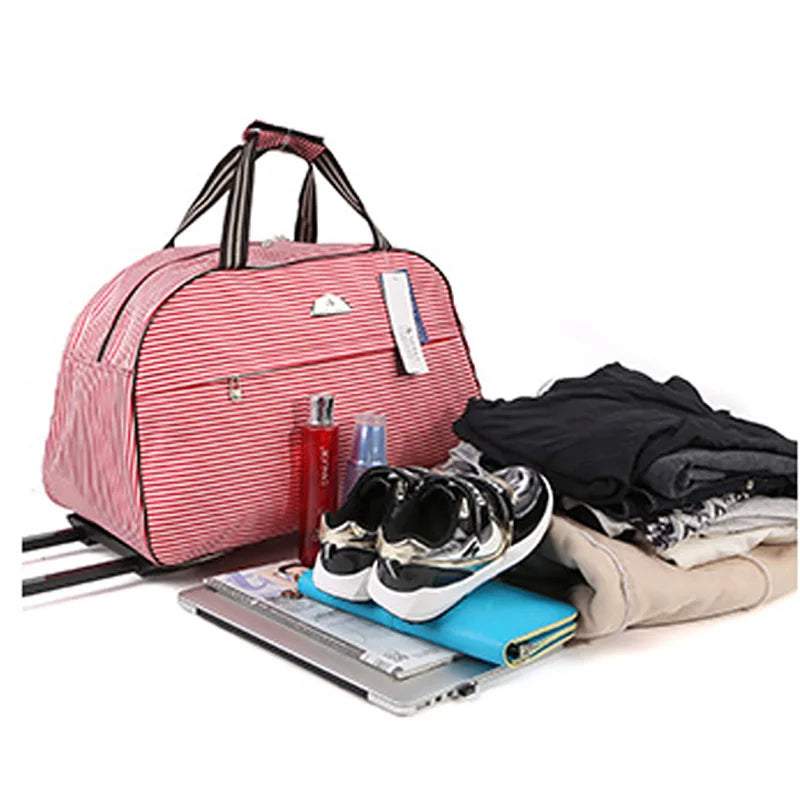Suitcase And Travel Bags Wheels New Waterproof Large Capacity Carry On Luggage Trolley Handbag Unisex Valises A Roulettes