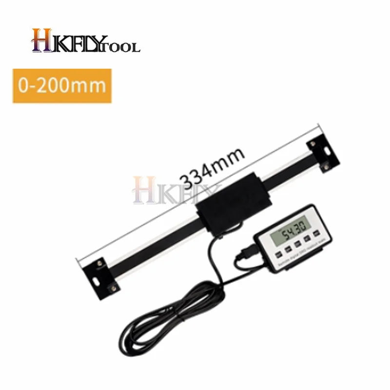 0-150/200/300/400/500mm 0.01 mm DRO Magnetic Remote Digital Readout Digital Linear Scale External Display Measuring Tool