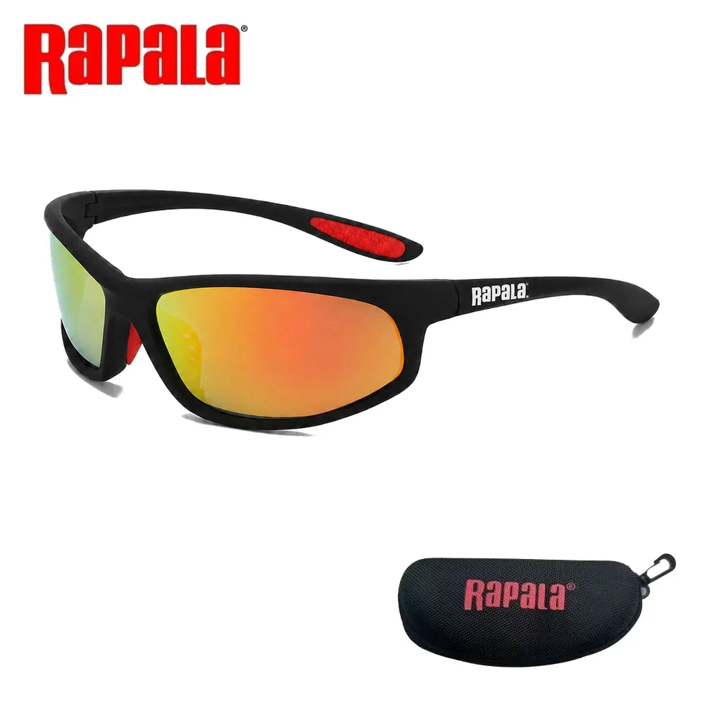 Flexible Rapala Polarized Fishing Glasses UV400 for Road Cycling Fishing Hiking with Lightweight Frame and Comfortable Fit