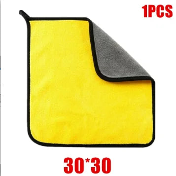 Microfiber Car Wash Towel 42X42cm 75X35cm Lint-Free Car Cleaning Towels Ultra-Soft Drying Cloth Car Detailing Washing Tools